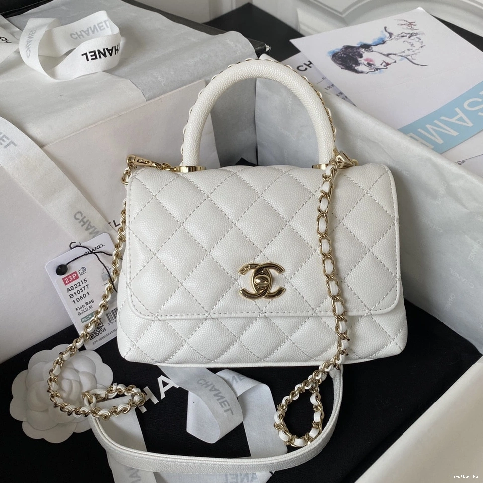 First Bag Ru BAG COCO SMALL CHANEL HANDLE 0709